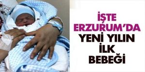Yeni yılın ilk bebeği “Ali Asaf” oldu