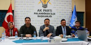 AK Parti Palandöken İlçe Başkanlığı basın ile buluştu