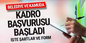 Taşeron işçi kadrosu başvuru formu! İşte gereken belgeler