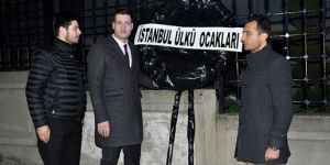 Ülkü Ocakları'ndan Sözcü gazetesine siyah çelenk