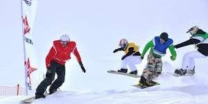 Snowboard Boardercross Dünya Şampiyonası'na Kar Engeli