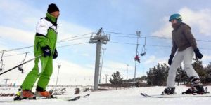 41 yıldır kayak öğretmenliği yapıyor