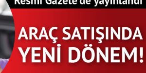 Araç satışında yeni dönem!