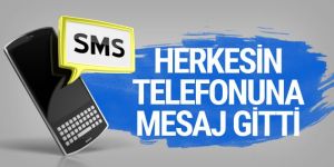 Afrin'de TSK sürprizi! Her telefona bu SMS gitti