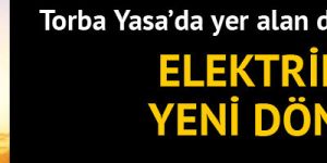 Elektrikte yeni dönem
