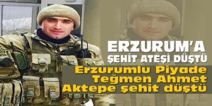Erzurumlu Piyade Teğmen Ahmet Aktepe Şehit Düştü