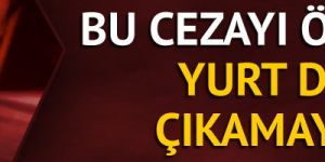 Resmi Gazete'de yayımlandı! Bu cezayı ödemeyen yurt dışına çıkamayacak