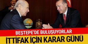 Erdoğan ve Bahçeli ittifaka son noktayı bugün koyacak