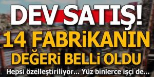 İşte şeker fabrikalarının değeri