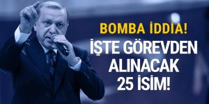 25 başkan için karar verildi!