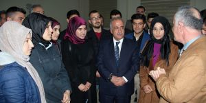 Rektör Çomaklı’nın üçüncü durağı Horasan İlçesi oldu