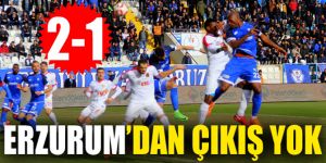 Erzurum'dan çıkış yok: 2-1