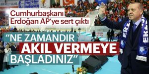 Erdoğan'dan AP'ye tepki: O aklı kendinize saklayın