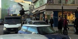 Erzurum'da Topladığı Kağıtlar Alev Aldı