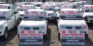 Sedat Peker, ÖSO'ya arazi araçları yolladı