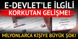 e-Devlet'le ilgili korkutan gelişme! Güvenlik testinden geçemedi