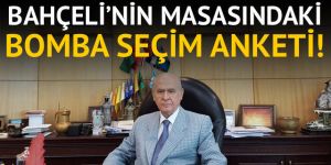Devlet Bahçeli'nin masasındaki Cumhur ittifakı anketi!