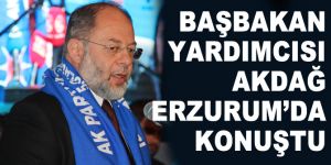 Başbakan Yardımcısı Akdağ Erzurum'da konuştu