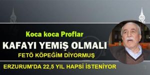 Gülen'in Köpeğiyim' Dediği Öne Sürülen Profesörün 22,5 Yıl Hapsi İstendi