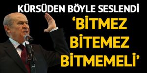 Bahçeli'den flaş OHAL açıklaması: Bitmez, bitemez, bitmemeli
