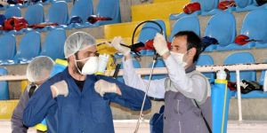 Kaçakların Barındığı Spor Salonları Dezenfekte Edildi