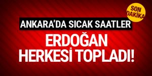 Erdoğan ve Başbakan parti kurmaylarıyla görüşüyor!