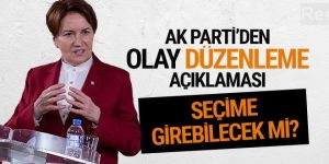 AK Parti'den olay İyi Parti açıklaması
