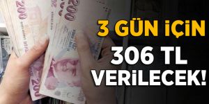 Seçimde görev alana 306 TL