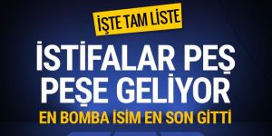 Valiler, bürokratlar, belediye başkanları...