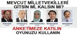 Anketimize katılın oyunuzu kullanın