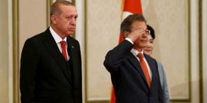 Erdoğan'dan Güney Kore ziyaretinde dikkat çeken kare!