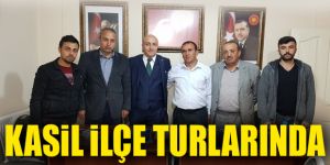 Kasil bir günde sekiz ilçeyi ziyaret etti