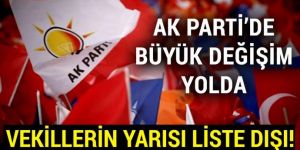 Vekillerin yarısı liste dışı!
