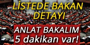 Anlat bakalım, 5 dakikan var!