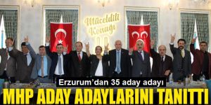 MHP Erzurum 27. dönem milletvekili aday adayları tanıtıldı