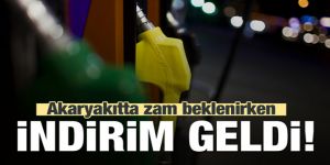 Akaryakıtta zam beklenirken, sürpriz indirim geldi