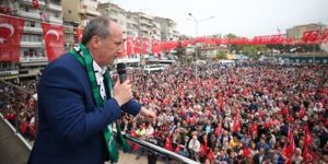Muharrem İnce'nin Hakkari mitinginde 'Selo başkan' sloganları