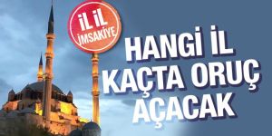 2018 Ramazan İmsakiyesi