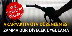 Akaryakıtta ÖTV düzenlemesi