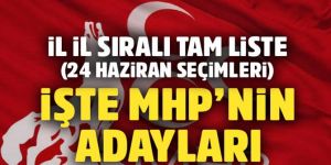 MHP 27. dönem milletvekili adayları!