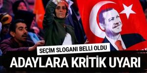 AK Parti'nin seçim sloganı belli oldu!