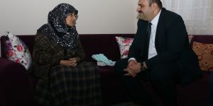 Başkan Orhan, şehit yakınlarını unutmadı