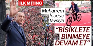 Cumhurbaşkanı Erdoğan: Muharrem İnce bisiklete binmeye devam etsin