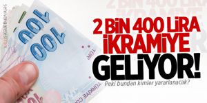 Devlet kadrosuna geçenlere 2 bin 400 lira ikramiye geliyor