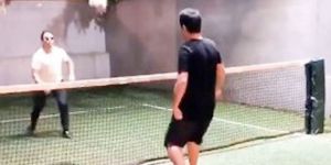 Acun Ilıcalı ile Nusret ayak voleybolu oynadı
