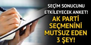 Seçim sonucunu etkileyecek anket!