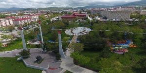Büyükşehir’den Aziziye Parkı’na özel peyzaj