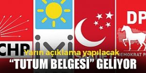 Seçime 3 gün kala 'Millet İttifakı Tutum Belgesi' açıklandı