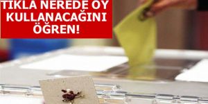 Nerede oy kullanacağım?