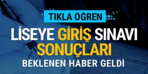 2018 LGS sonuçları e-okul giriş lise sınav sonucu sorgulama sayfası